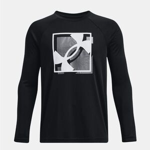 NEW Under Armour Boys' UA Velocity Branded Long Sleeve, XL